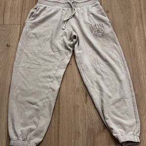 GOAT USA Jogger Sweatpants | Size Small | Oatmeal Garment Super Soft